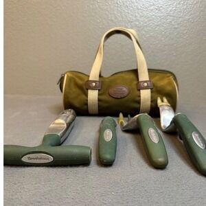 Vintage Heritage Brookstone Stainless Steel Garden Kit 4 Tools/Storage Bag
